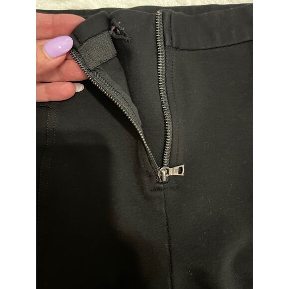 BCBGMAXAZRIA Black Christopher Zippered front Detail Legging Pants XS - Picture 8 of 11